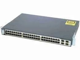 Cisco WS-C3750-48PS-S CAT3750 48 10/100 PoE + 4 SFP SWITCH
